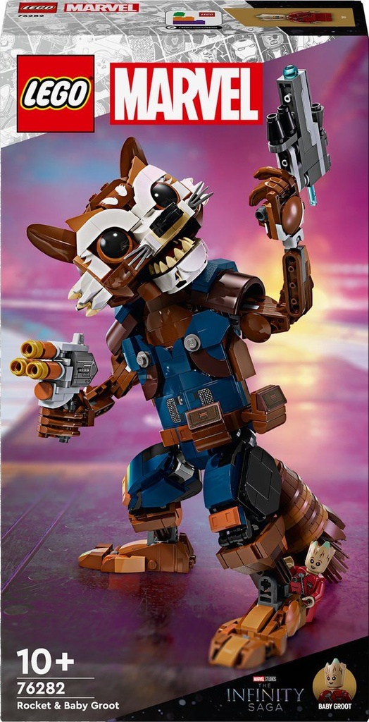 Marvel Rocket en Baby Groot