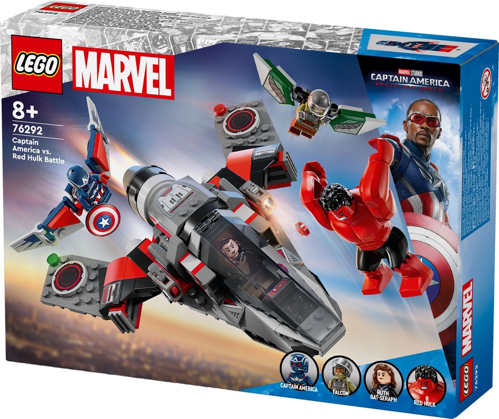 Marvel Captain America gegen Red Hulk Duell