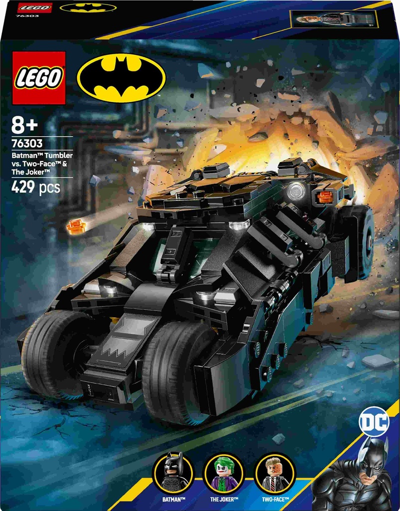 Batman™ Tumbler vs. Two-Face™ en The Joker™