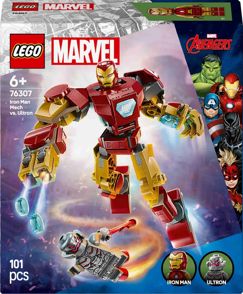 Iron Man mecha vs. Ultron