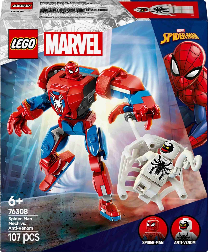 Spider-Man mecha vs. Anti-Venom