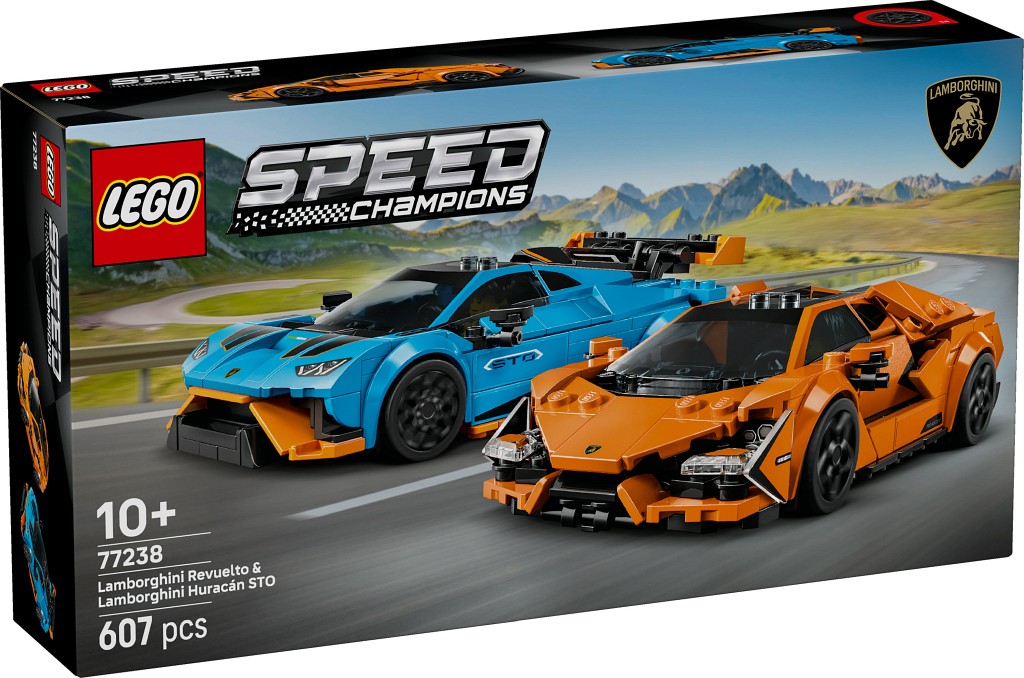 Speed Champions Lamborghini Revuelto en Huracán STO
