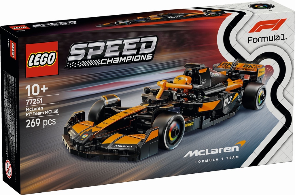 Speed Champions McLaren MCL38 F1 Rennwagen