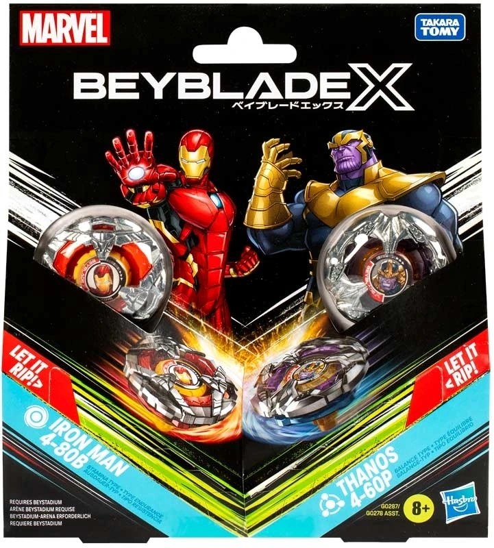 Bey Blade BBX Marvel Collab Multi