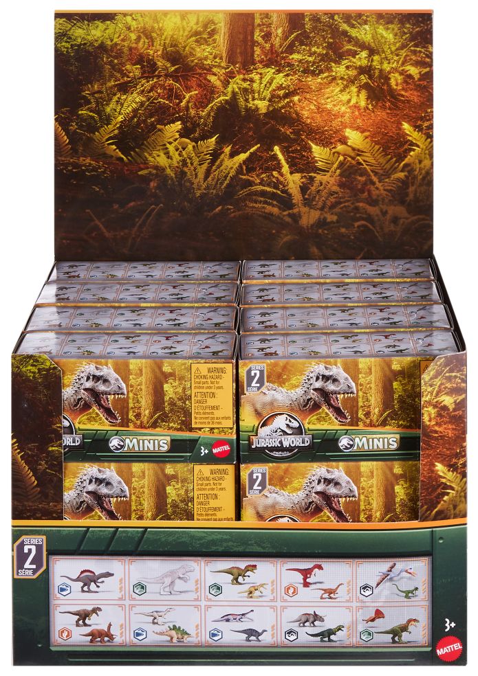 GWP38 Jurassic World Minis Assortiment CDU