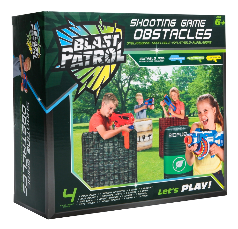 Blast Patrol SET wall + obstacle + crate + oil bar