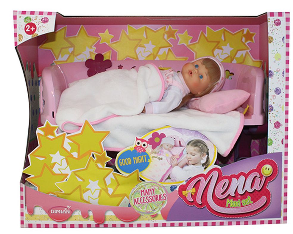 36CM BABY NENA MIT BETT UND ZUBEHÖR