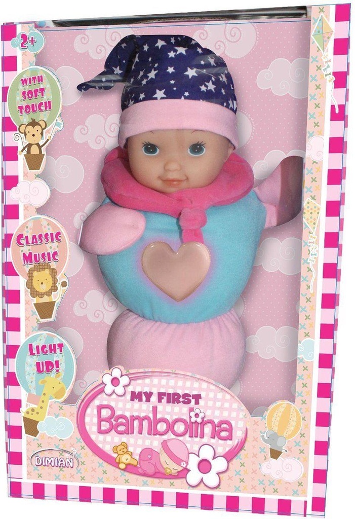 MY FIRST Pop DOLL WITH LIGHT & MELODY - 2 ASSORTED