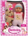 41CM DOLL WITH PLUSH TOY -BEAR