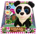 Plüsch-Panda mit beweglichen glitzernden Augen und beweglichem Kopf