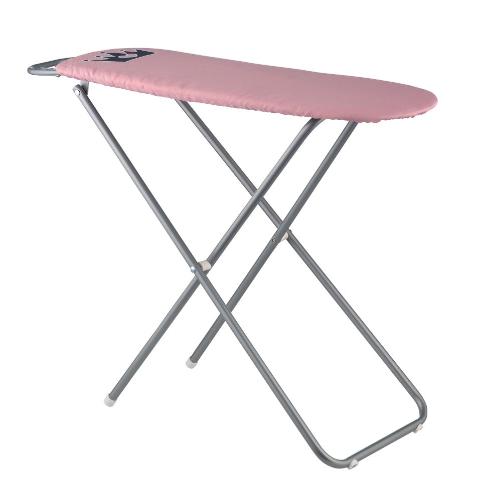 BÜGELBRETT KRONE+ GRAU ROSA