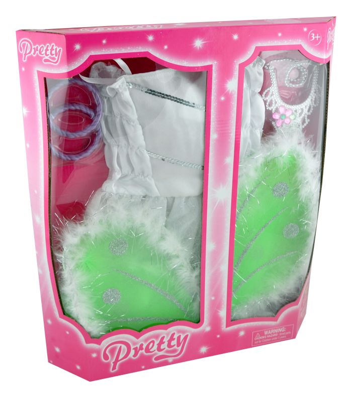 Verkleedjurkje fee met acc