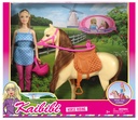 poupée de 29 cm avec cheval
