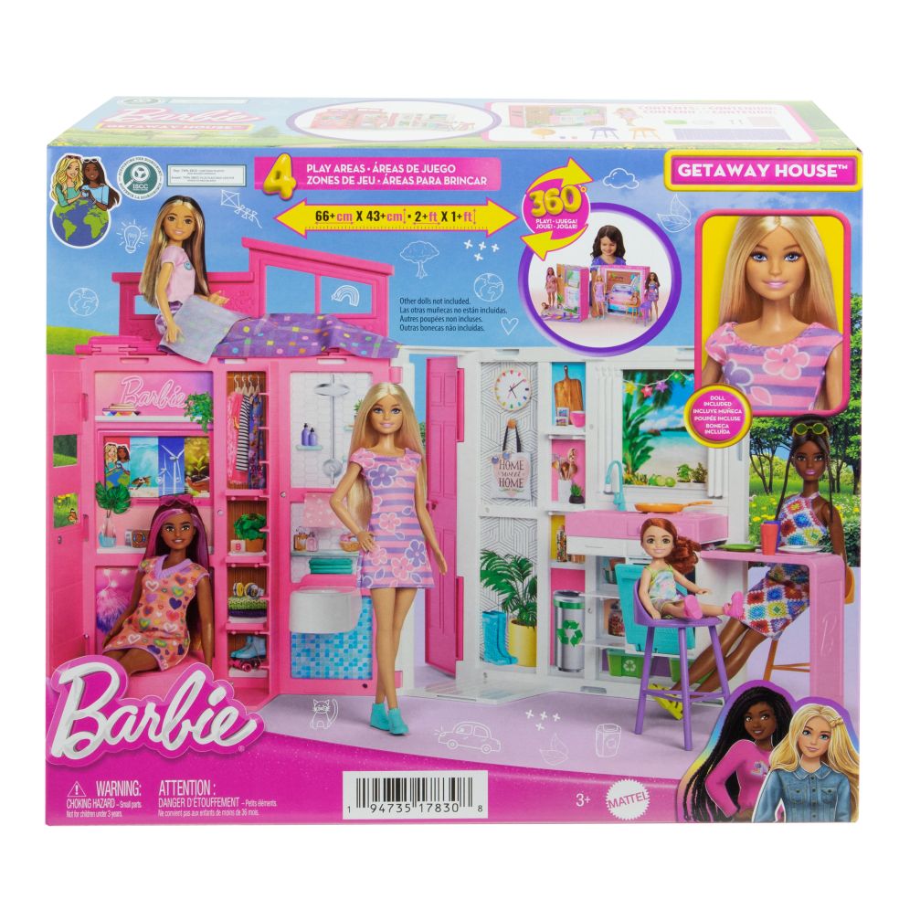 HRJ77 Barbie Getaway House set