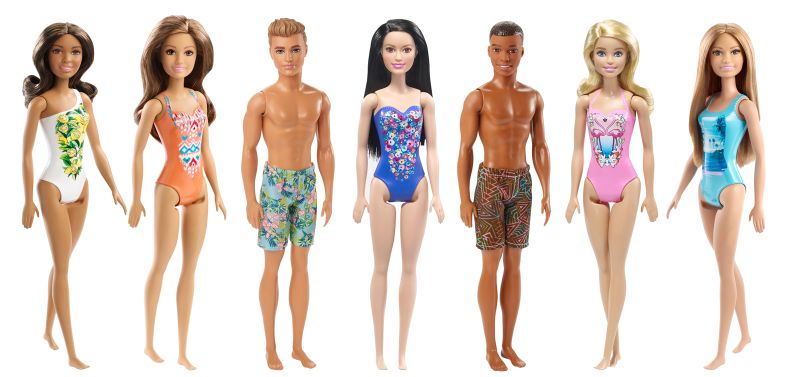BRB Barbie naar het Strand Asst - DWJ99