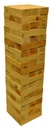 BIG WOODEN TUMBLING 60X15X15CM IN HOES