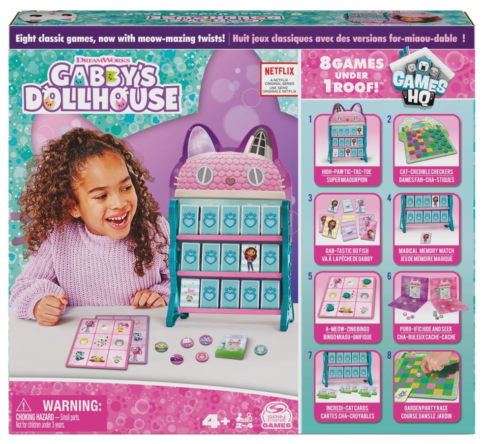 Gabby's Dollhouse – 8-pack: Games Headquarters Hou