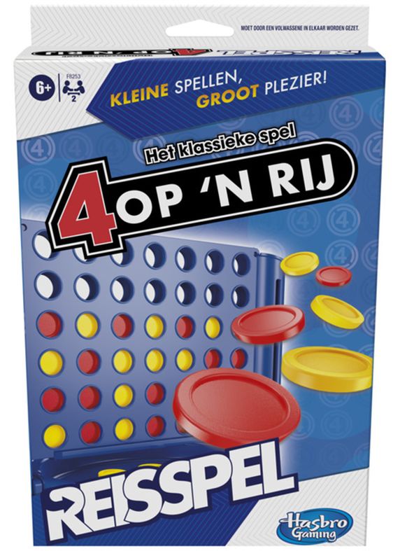 F8253NS0 NL Vier-in-einer-Reihe-Reisespiel – Connect 4 Gr