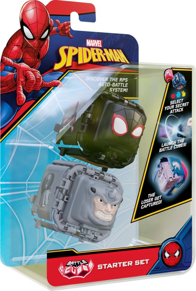 MARVEL SPIDERMAN BATTLE CUBE-MILES MORALES VS RHIN