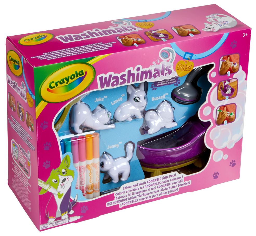 919749 Ensemble de jeu pour baignoire Washimals Pets 2021 4s