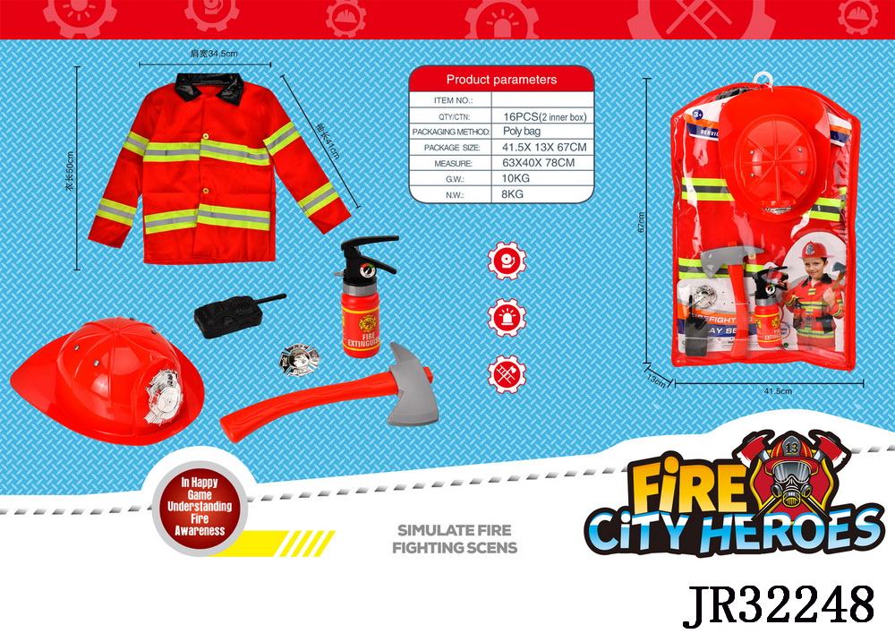 Brandweerverkleedset