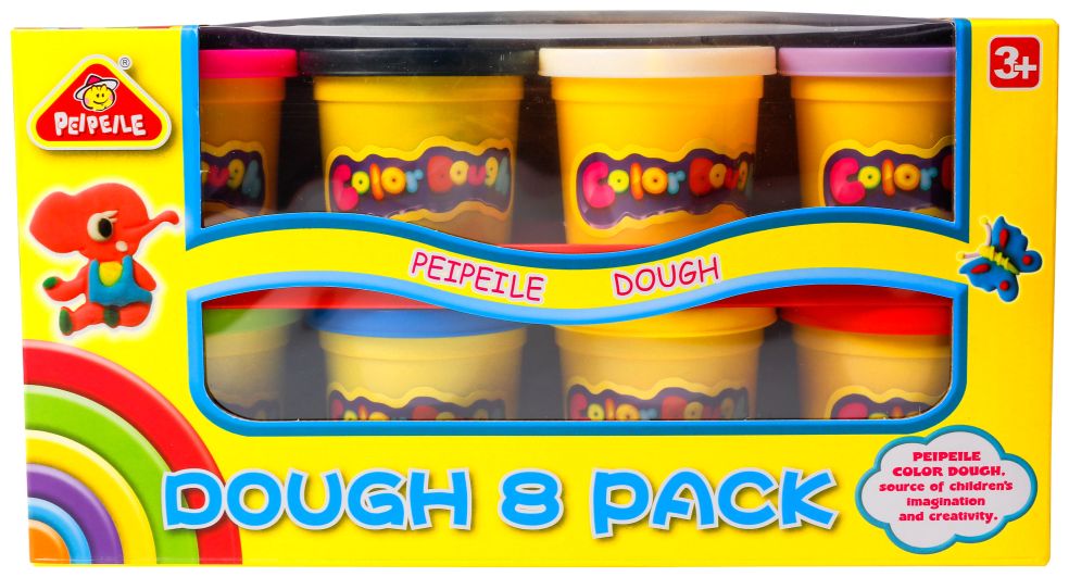 Plasticine 8 pack PD (85g/potje)