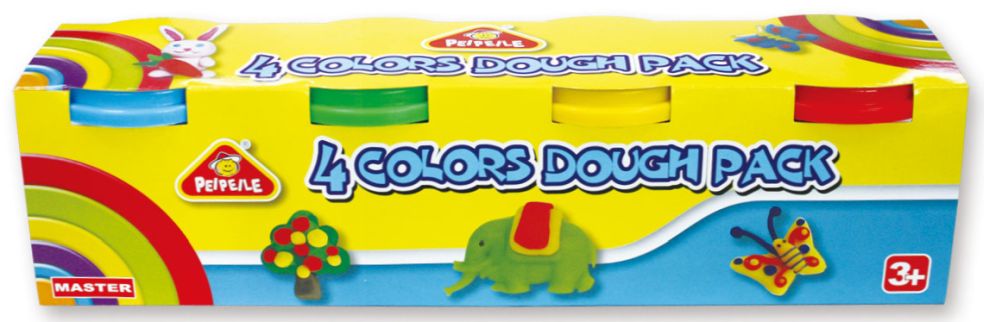 Pâte à modeler 4 pack - PD (141g/pot)