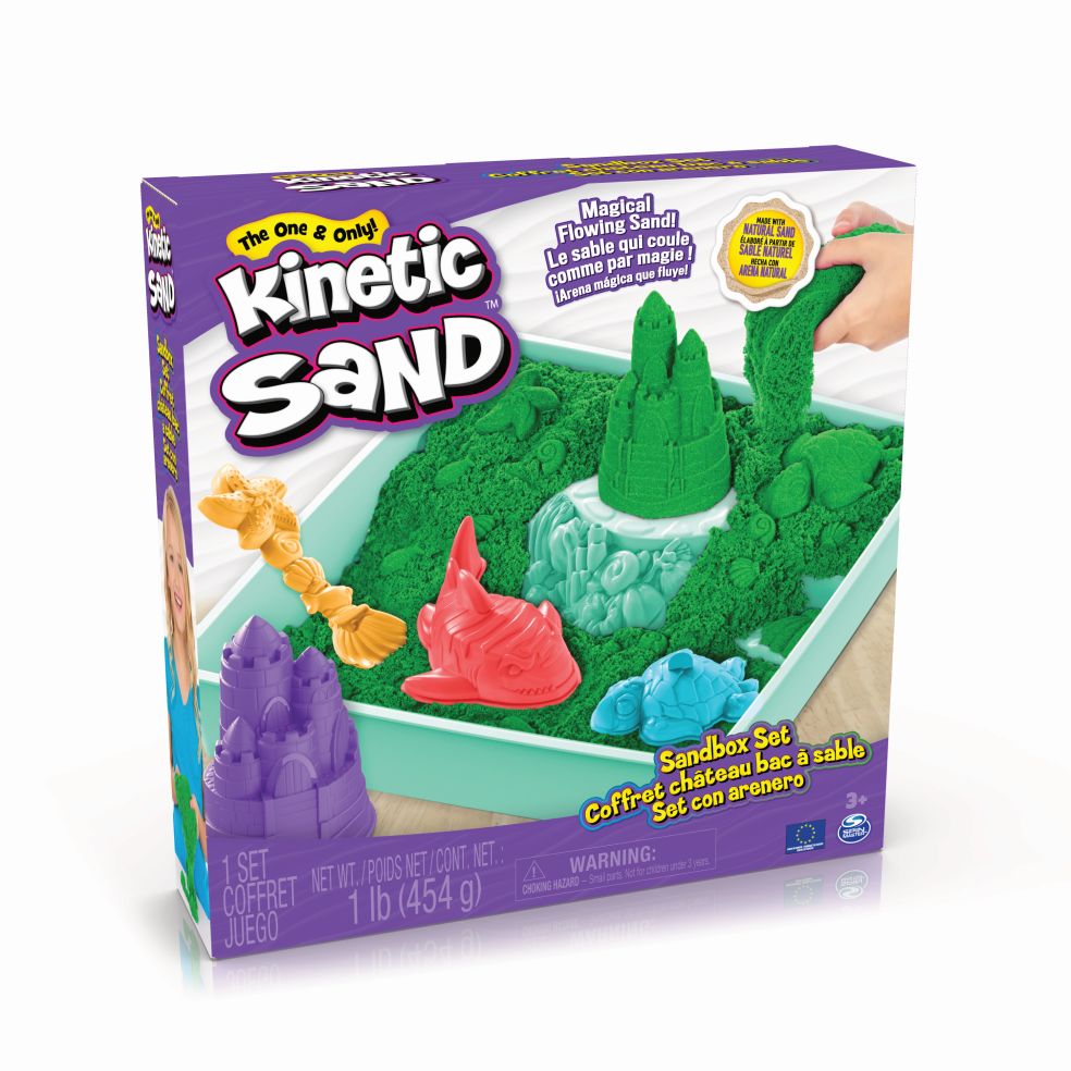 Kinetic Sand – Bac à sable vert