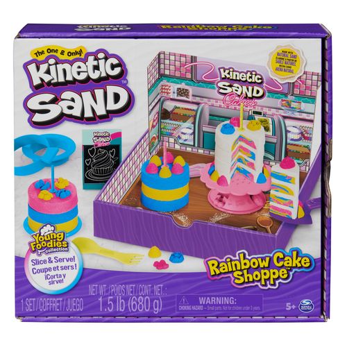 Kinetic Sand – Sand Box Ass.(purper/blauw/groen)
