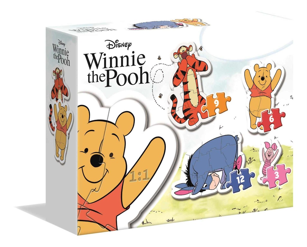 Pzl 3-6-9-12 My First Puzzle - Winnie The Pooh