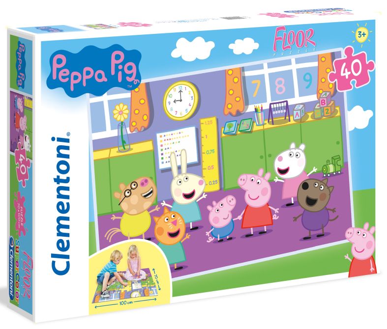 Puzzel 40 Floor Peppa Pig