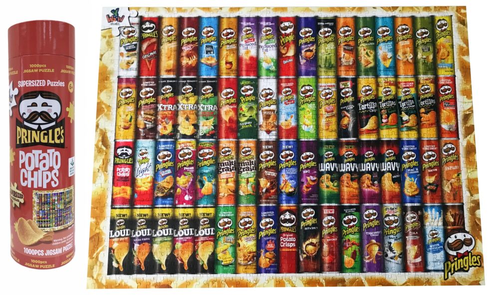 Puzzles surdimensionnés Pringles 1000 pièces