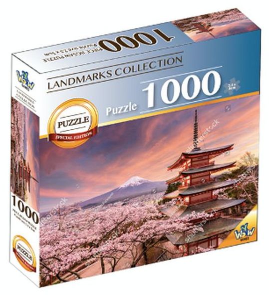 1000 pièces Monuments du monde Pzl - Mont Fuji
