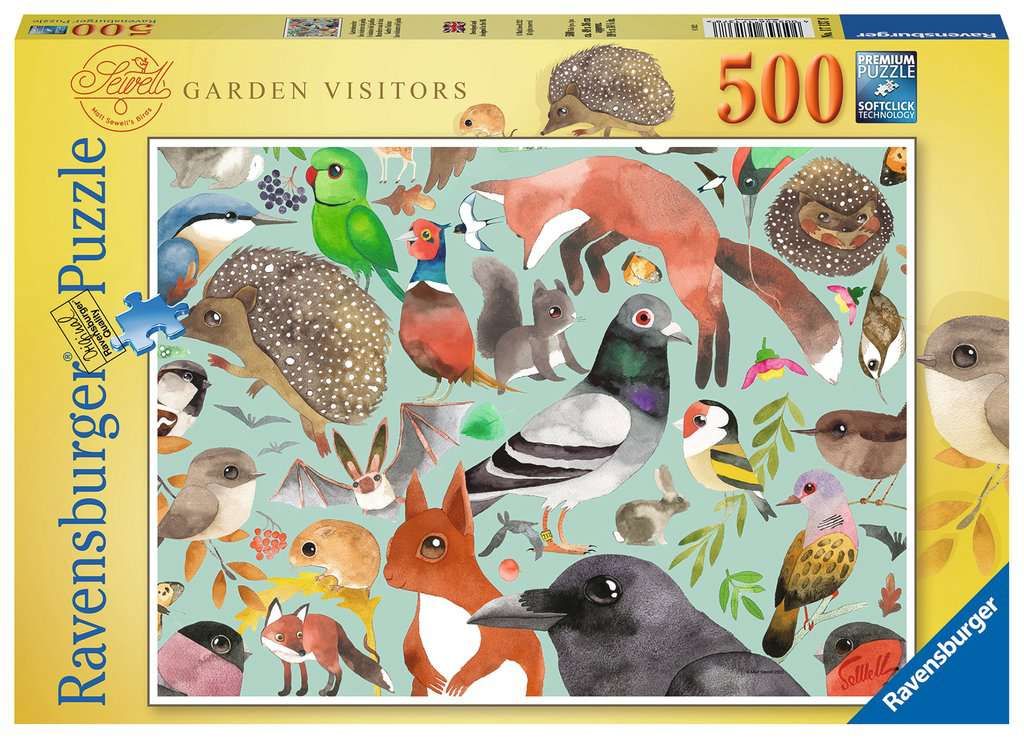 500pcs Visiteurs du jardin