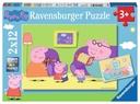 2x12 Stück PP: Zu Hause bei Peppa Pig
