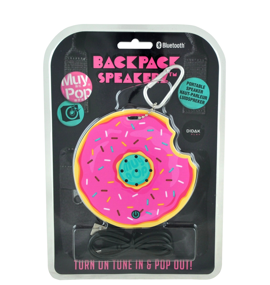 MUY POP BACKPACK SPEAKER - DONUT