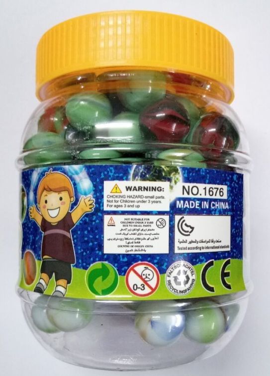 Marbles in box