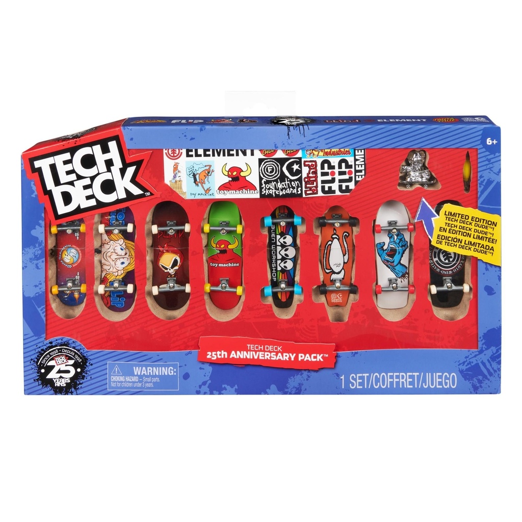 Tech Deck  25th Anniversary Pack 8-pack