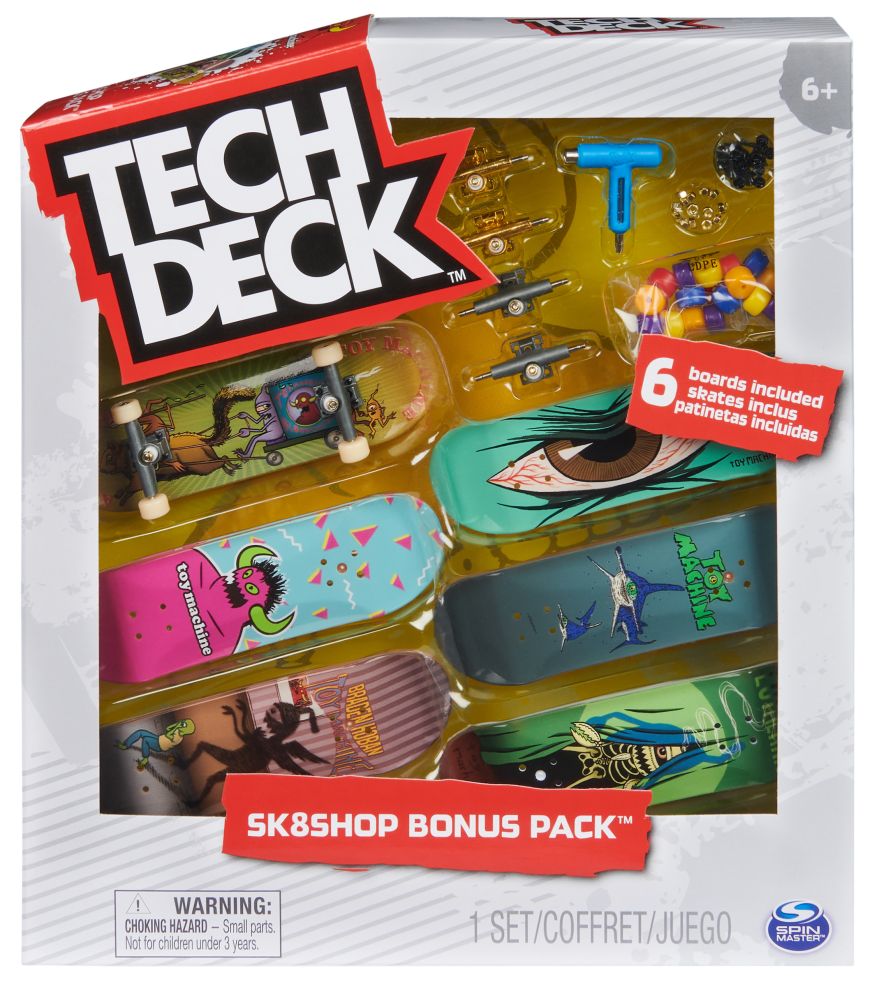 Tech Deck – Pack bonus Skate Shop 6-pack