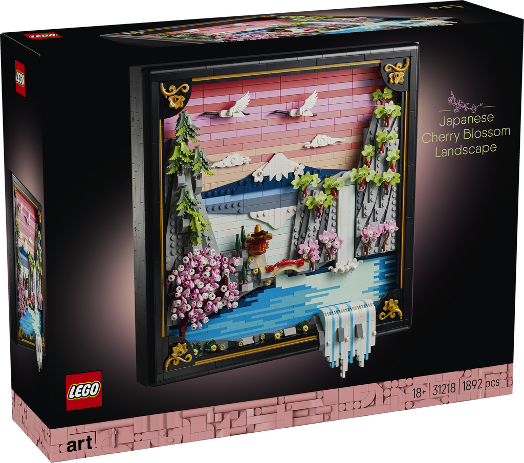 31218 Japanese Cherry Blossom Landscape