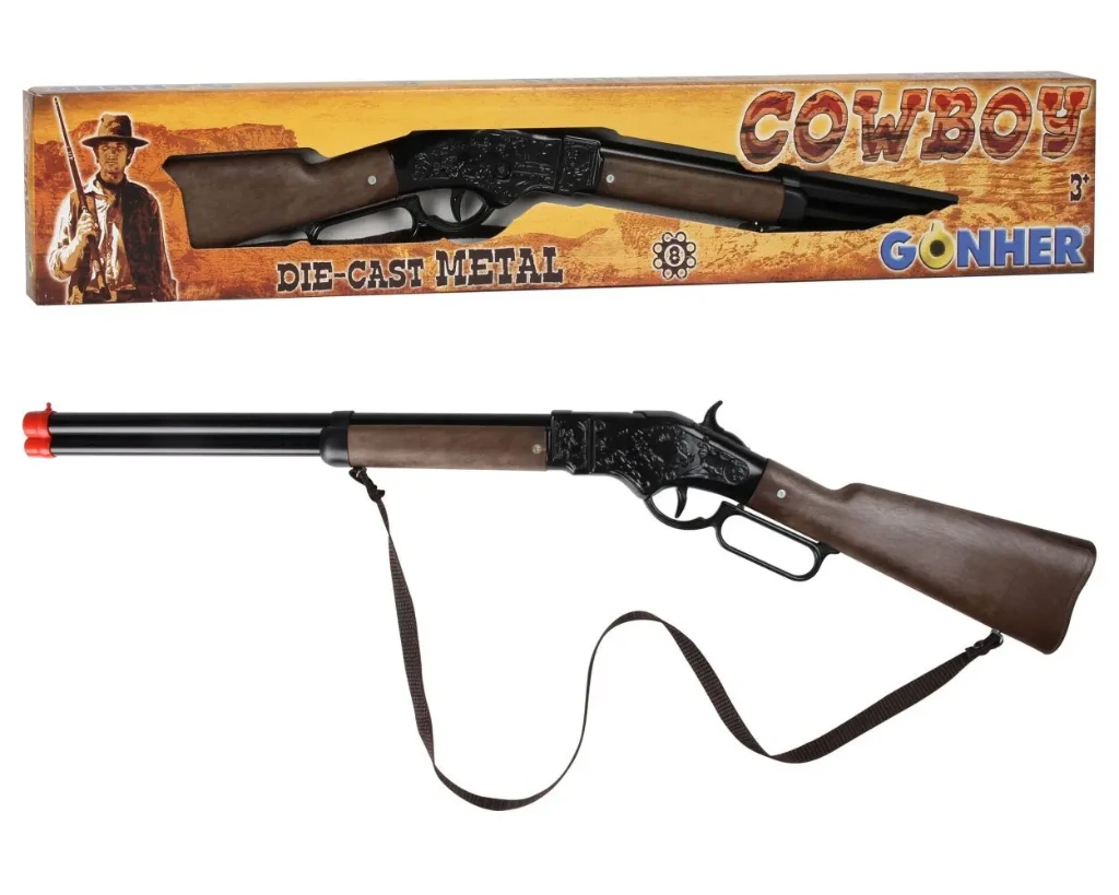 FUSIL DE COWBOY 8 COUPS NOIR À LEVIER GONHER