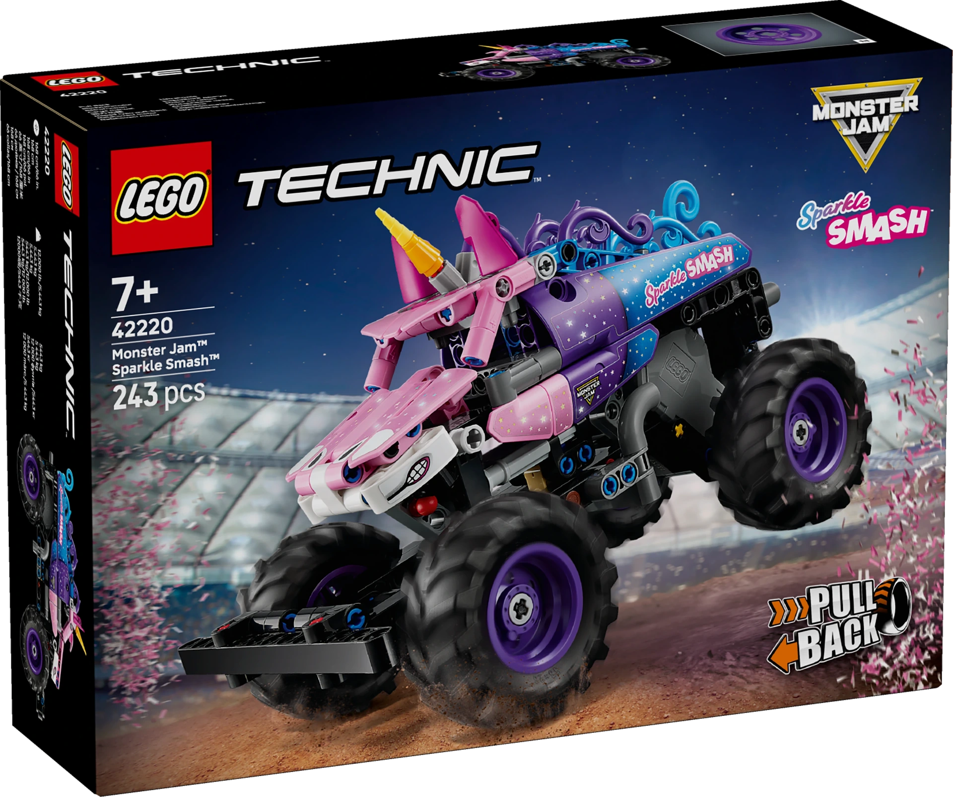 Monster Jam™ Sparkle Smash™ Pull-Back