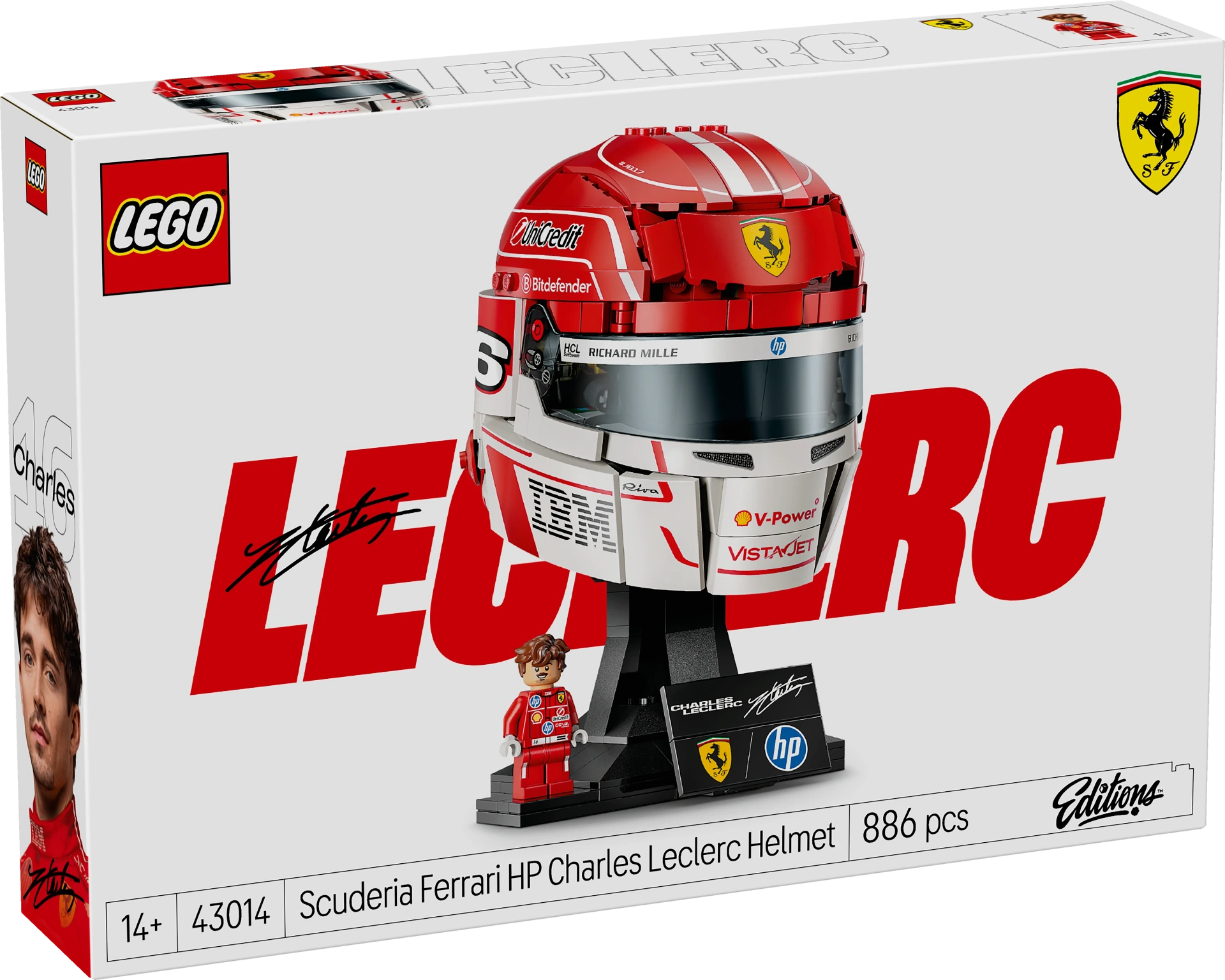 43014 Scuderia Ferrari HP Charles Leclerc Helmet 