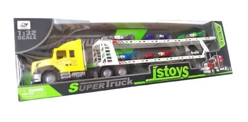 Super Truck Istoys race car transporter truck without character, multicolor