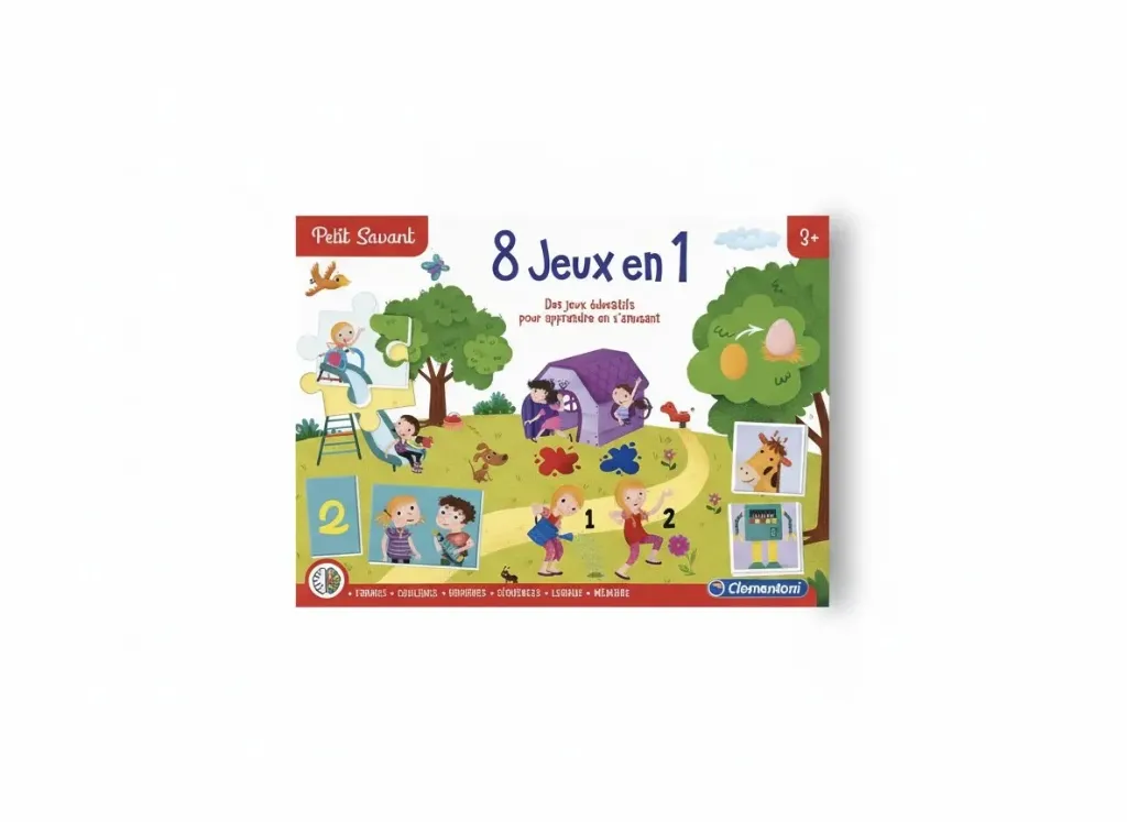 Clementoni Educatie – 8 spellen in 1 FR