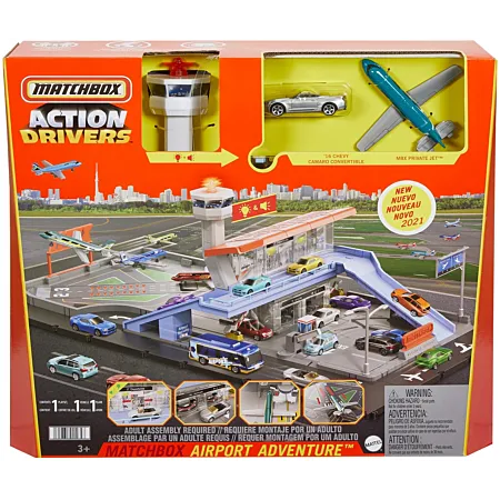 MATCHBOX - Airport Track Set - Track / Small Car