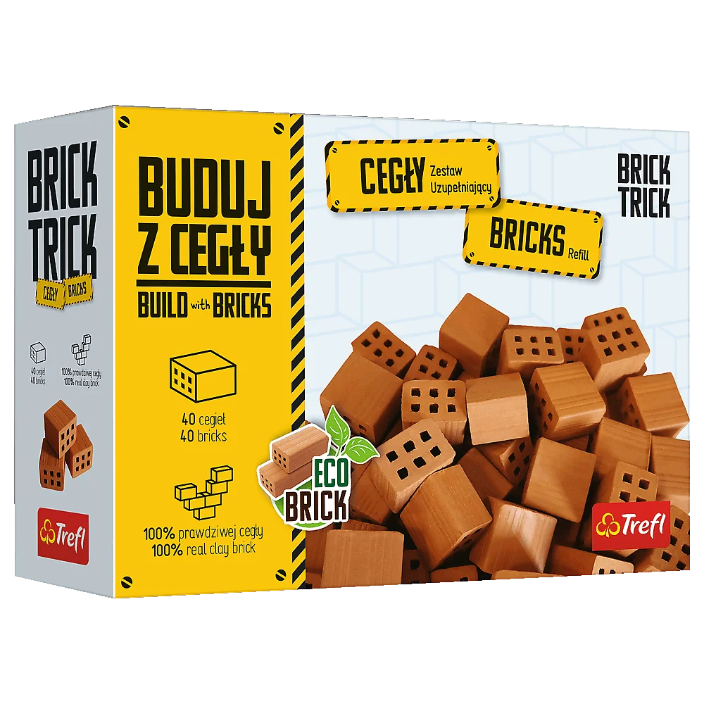 Brick Trick - Halbe Ziegel 40 Stück