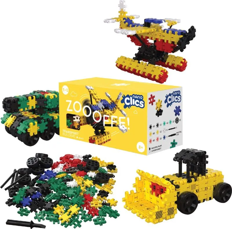 Nano Clics - Transport Builders - 250pcs