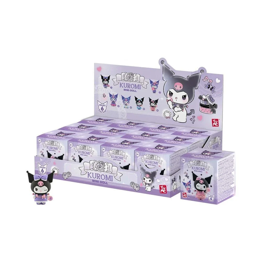 YuMe Hello Kitty and Friends 5cm Mini-Doll Kuromi Birthday Party Series - PDQ (12 Units)