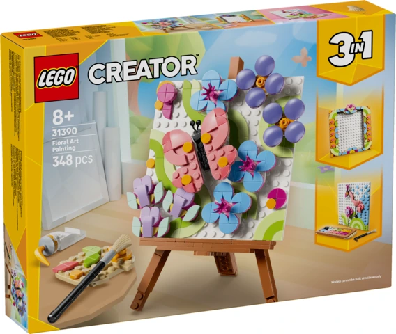 LEGO® Creator Blumenkunst Wanddeko-Bild